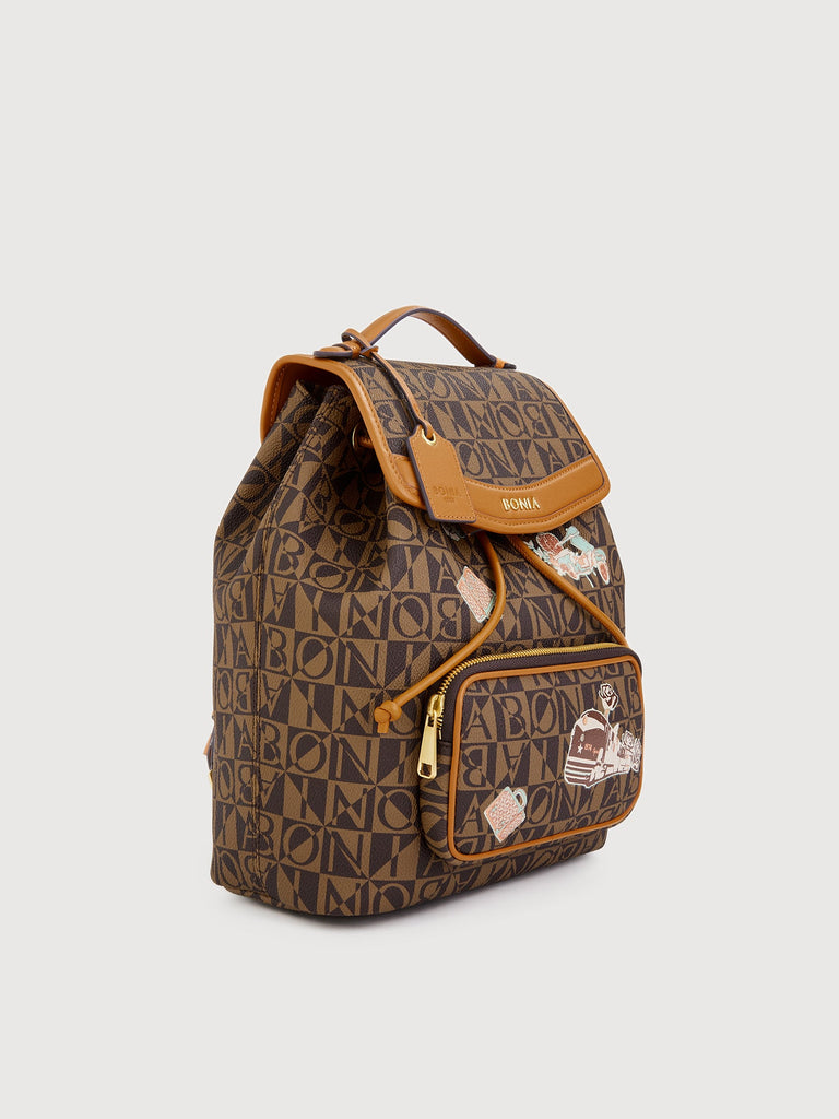 Alida Monogram Backpack - BONIA