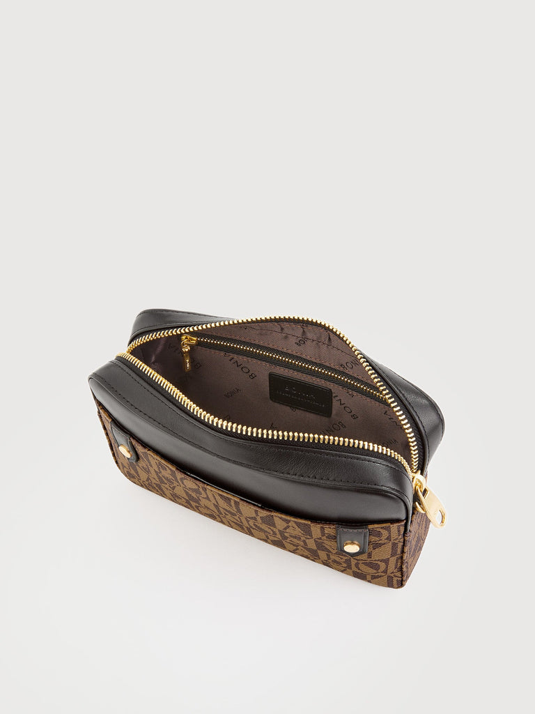 Alvia Monogram Sling Bag with Card Holder - BONIA