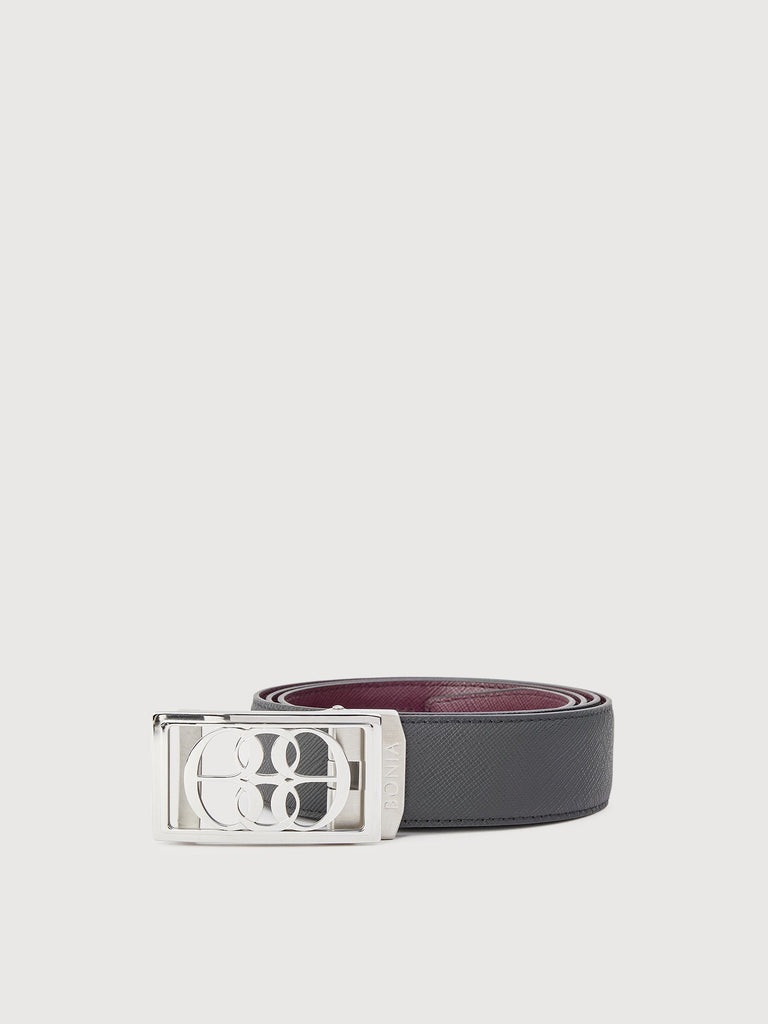 Beno Non - Reversible Leather Belt with Nickel Auto Lock Buckle - BONIA