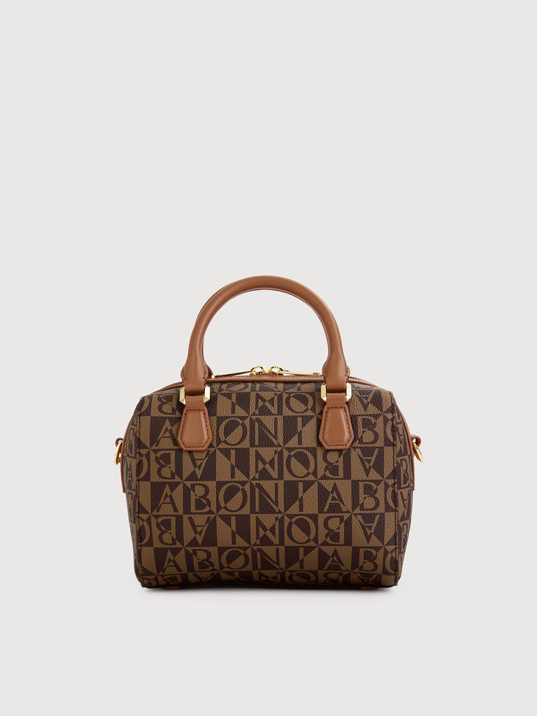 Eterna Small Monogram Satchel Bag - BONIA