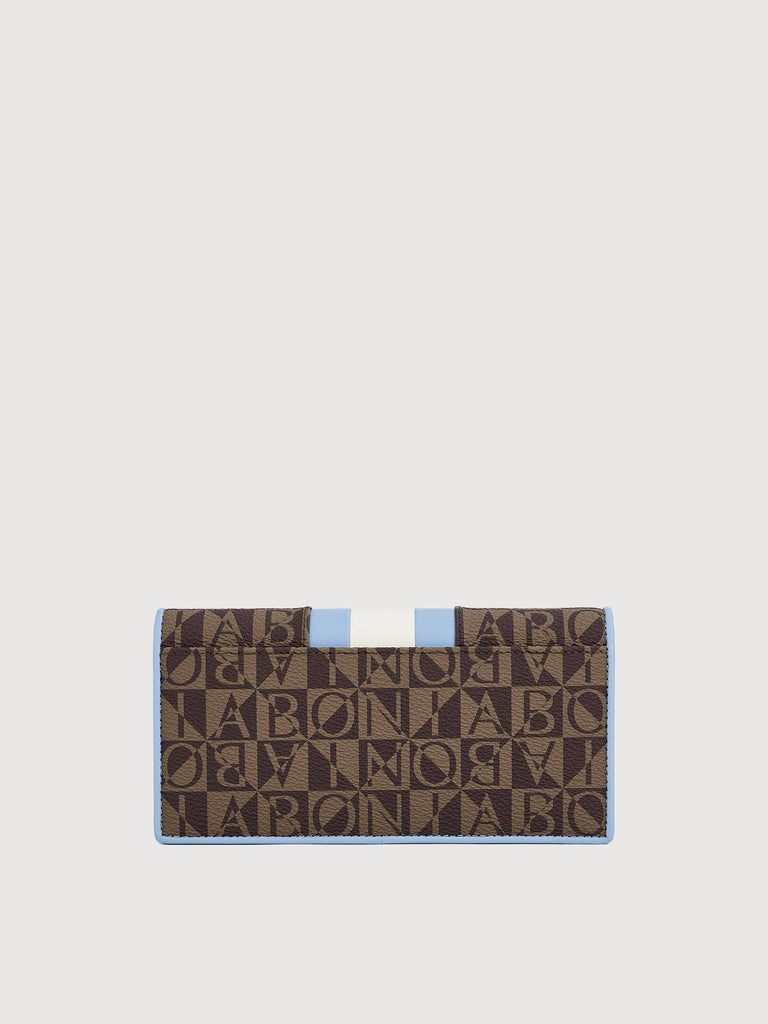 Eugenia Monogram 2 Fold Long Wallet - BONIA