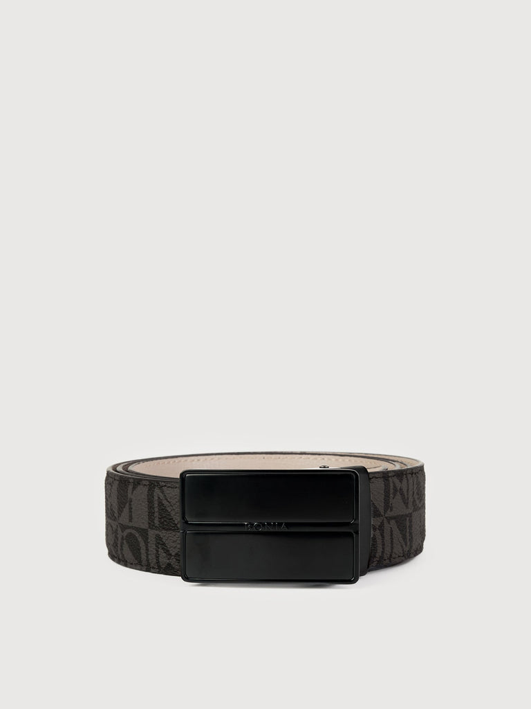 Guido Monogram Auto - Lock Leather Belt - BONIA