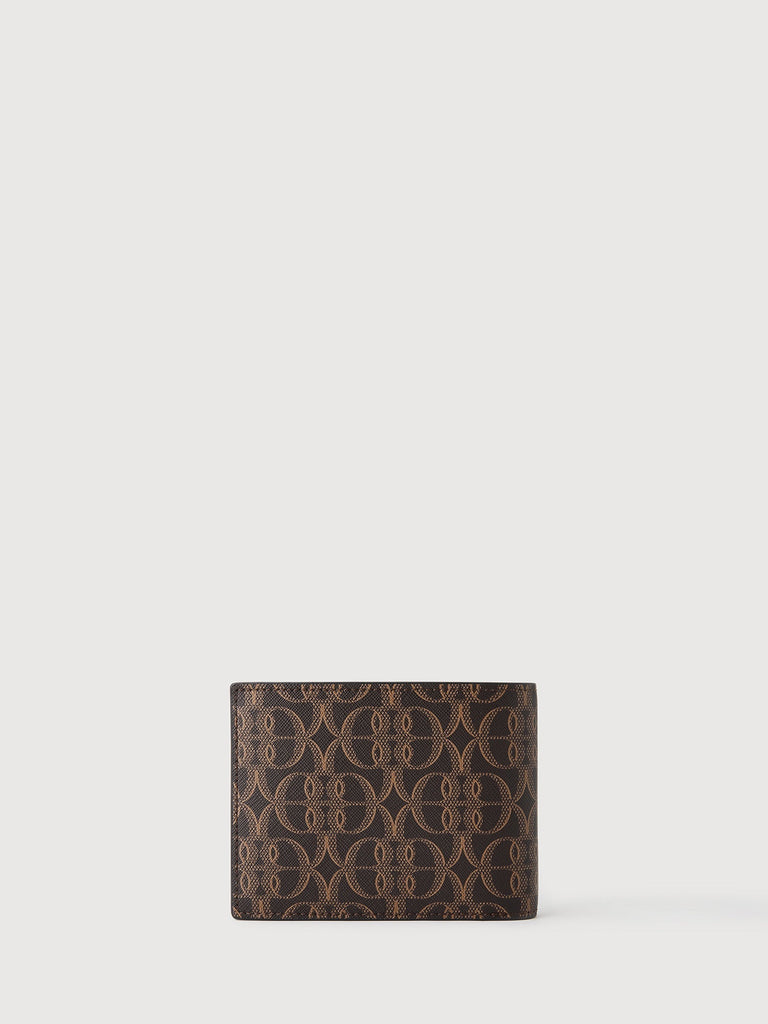 La Luna Monogram Centre Flap Cards Wallet - BONIA