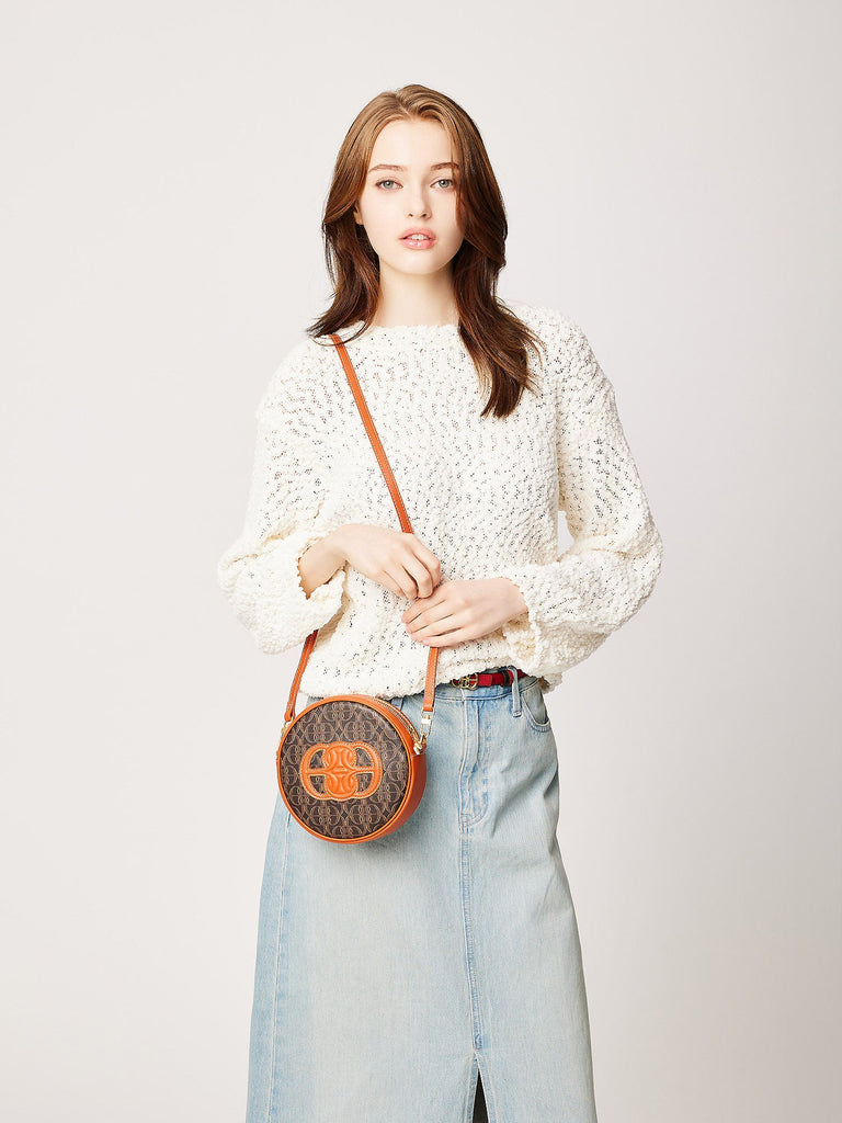 La Luna Monogram Small Sling Bag - BONIA