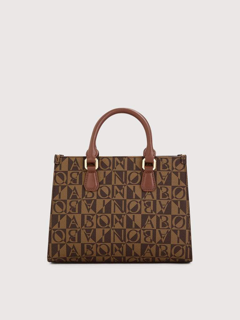 Lita Monogram Small Satchel Bag - BONIA