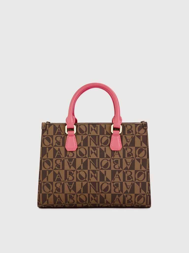 Lita Monogram Small Satchel Bag - BONIA