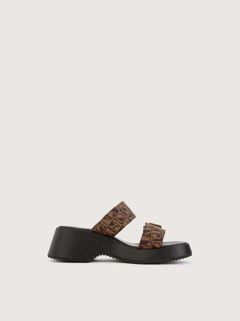 Marcella Monogram Wedges - BONIA