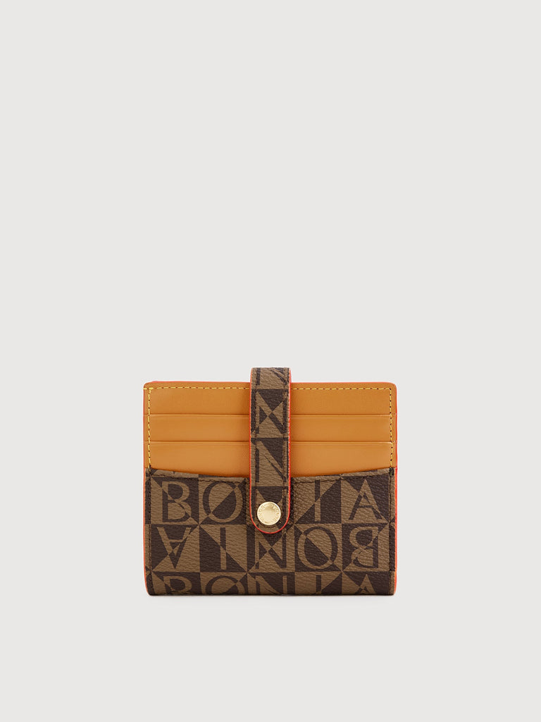 Monogram Bifold Card Holder - BONIA