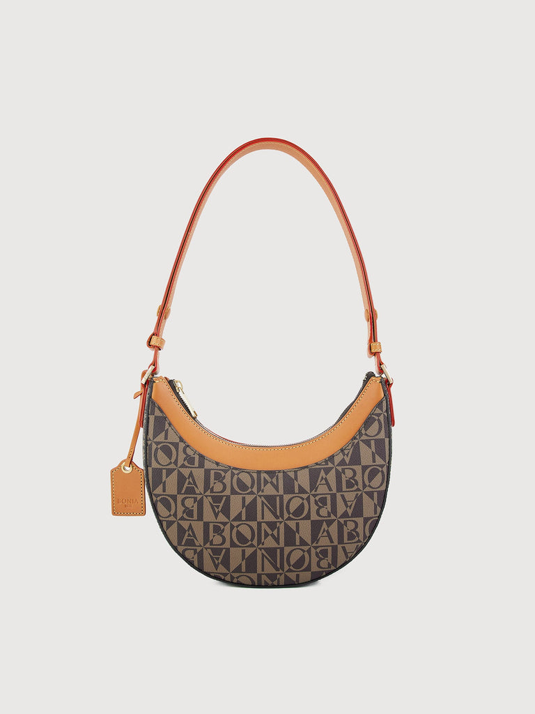 Monogram Small Shoulder Bag - BONIA