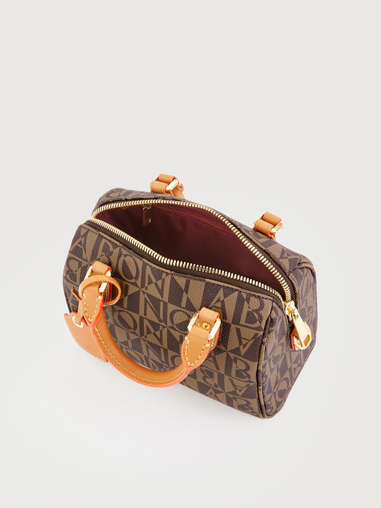 Monogram Travel Satchel Bag - BONIA