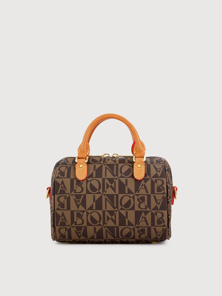 Monogram Travel Satchel Bag - BONIA