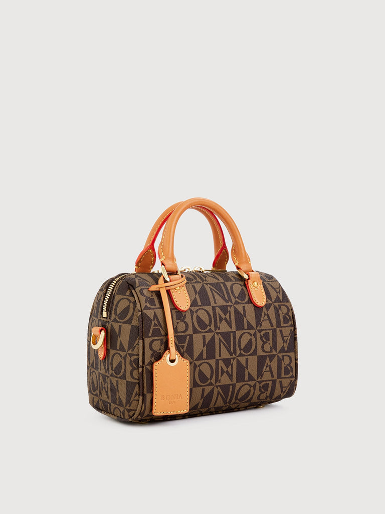 Monogram Travel Satchel Bag - BONIA