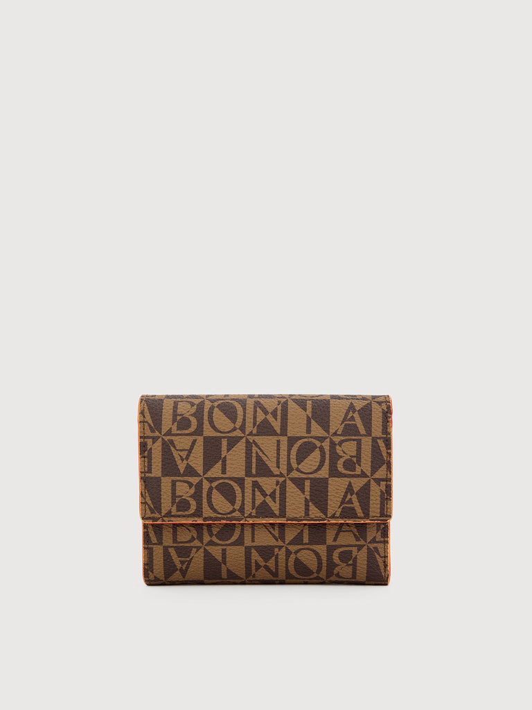 Monogram Trifold Short Wallet - BONIA