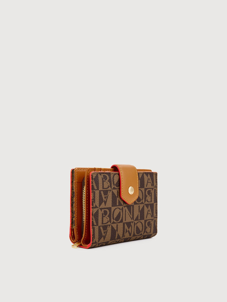 Monogram Trifold Short Wallet - BONIA