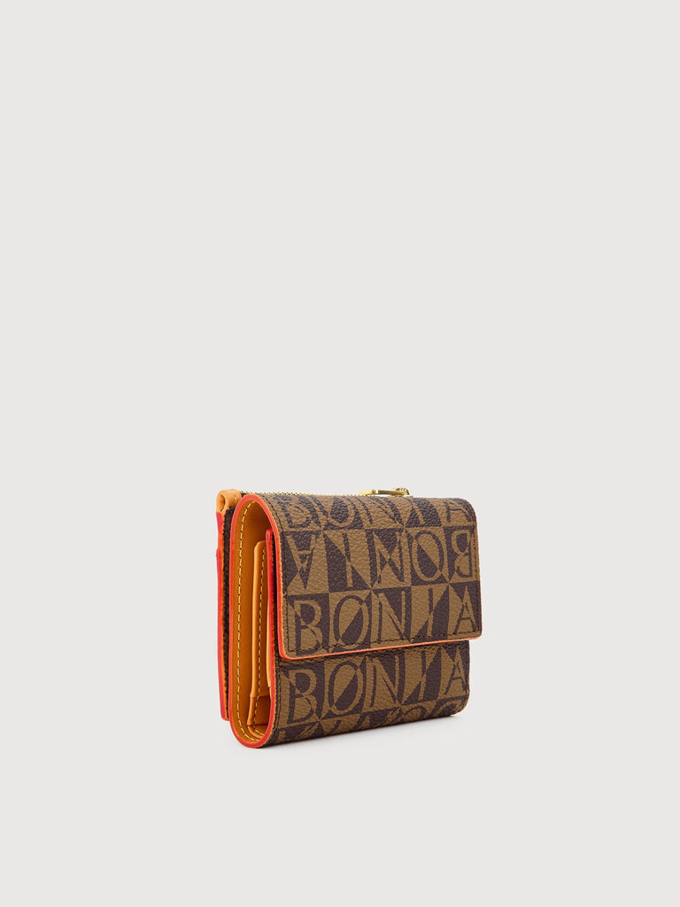 Monogram Trifold Short Wallet - BONIA