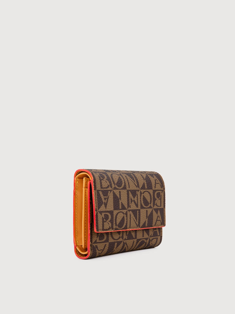 Monogram Trifold Short Wallet - BONIA