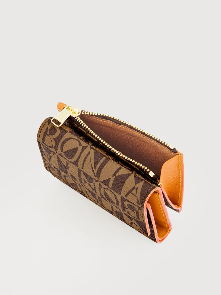 Monogram Trifold Short Wallet - BONIA