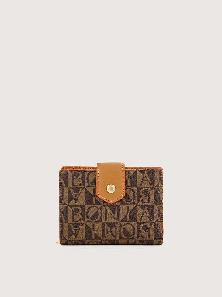 Monogram Trifold Short Wallet - BONIA