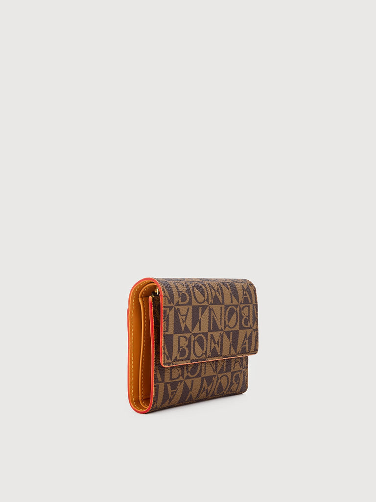 Monogram Trifold Short Wallet - BONIA