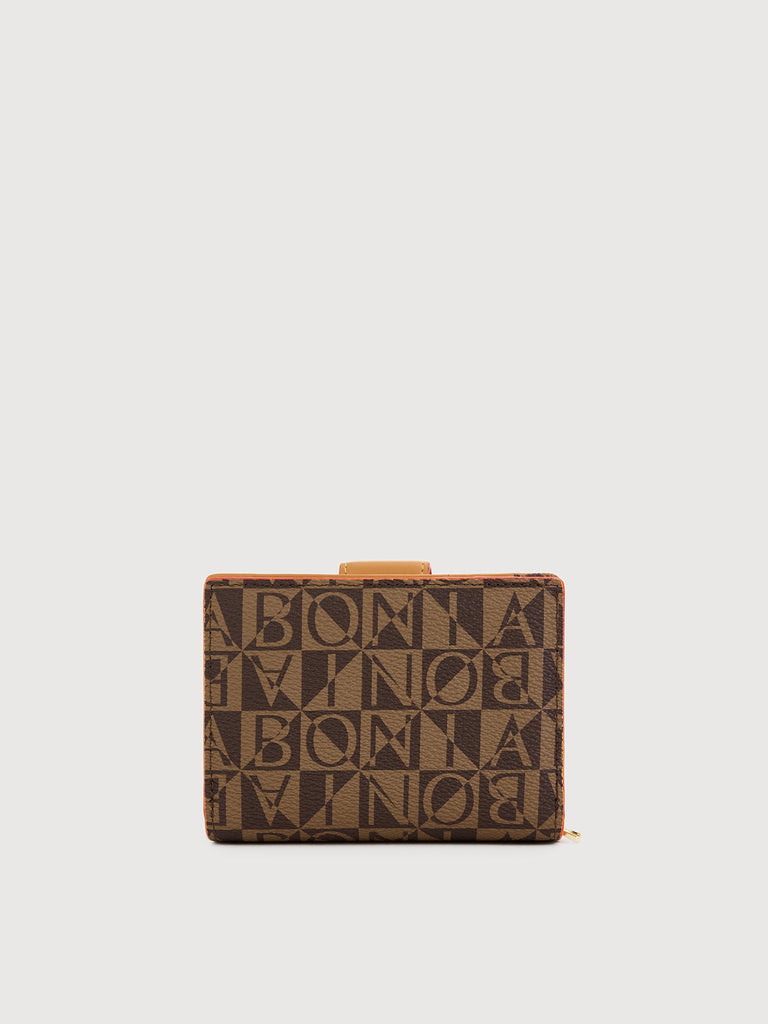 Monogram Trifold Short Wallet - BONIA