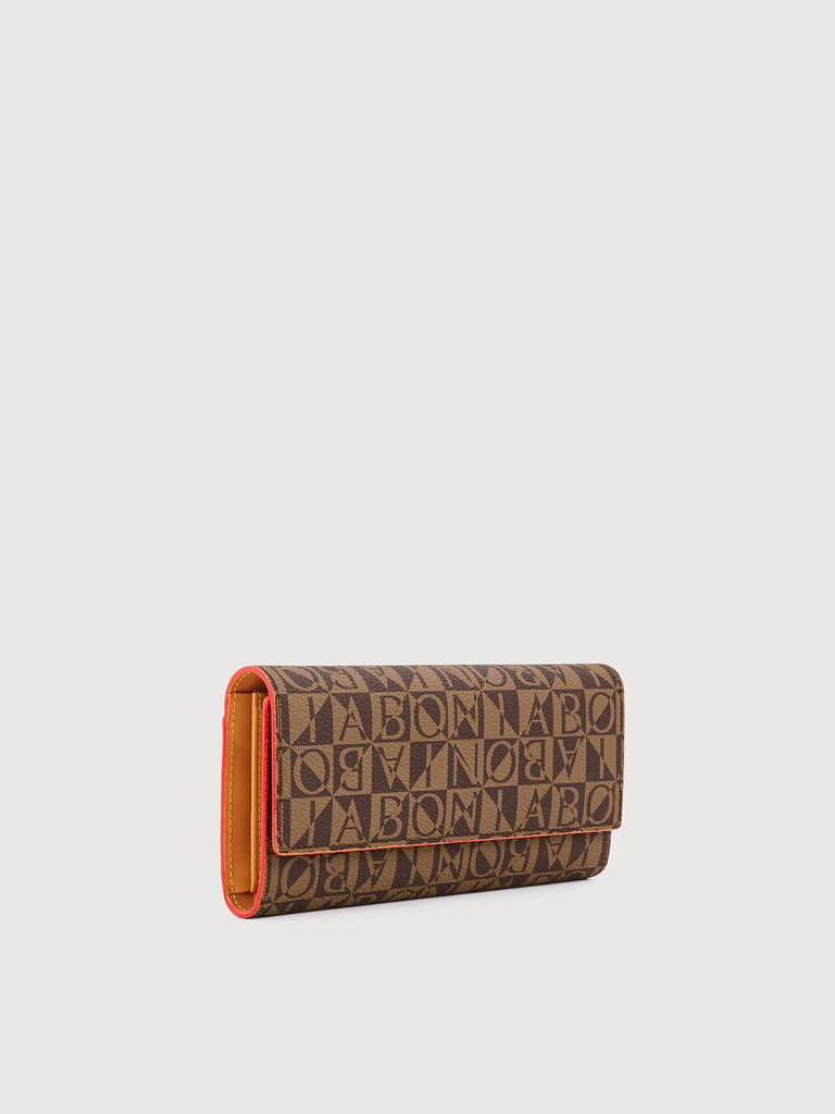 Monogram Women's Trifold Long Wallet - BONIA