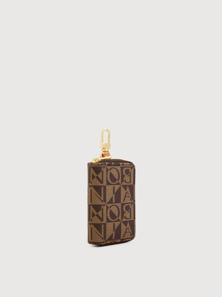 Monogram Zipped Key Pouch - BONIA