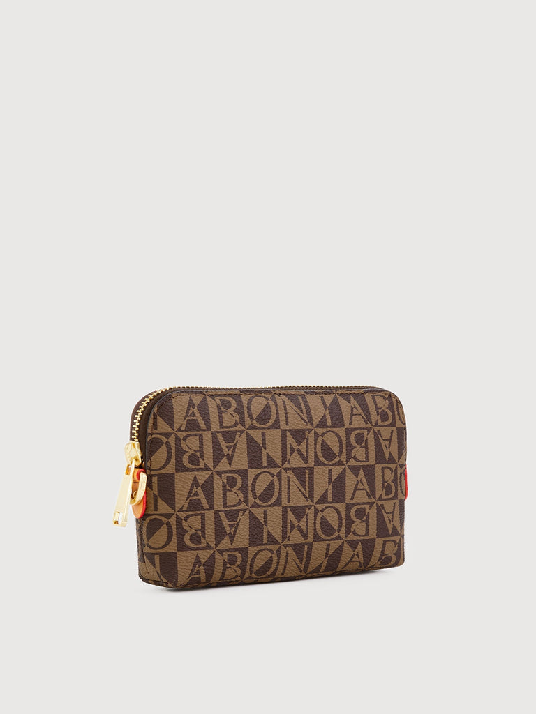 Monogram Zipper Pouch - BONIA