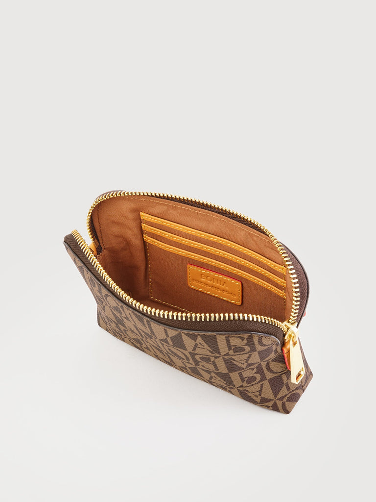 Monogram Zipper Pouch - BONIA