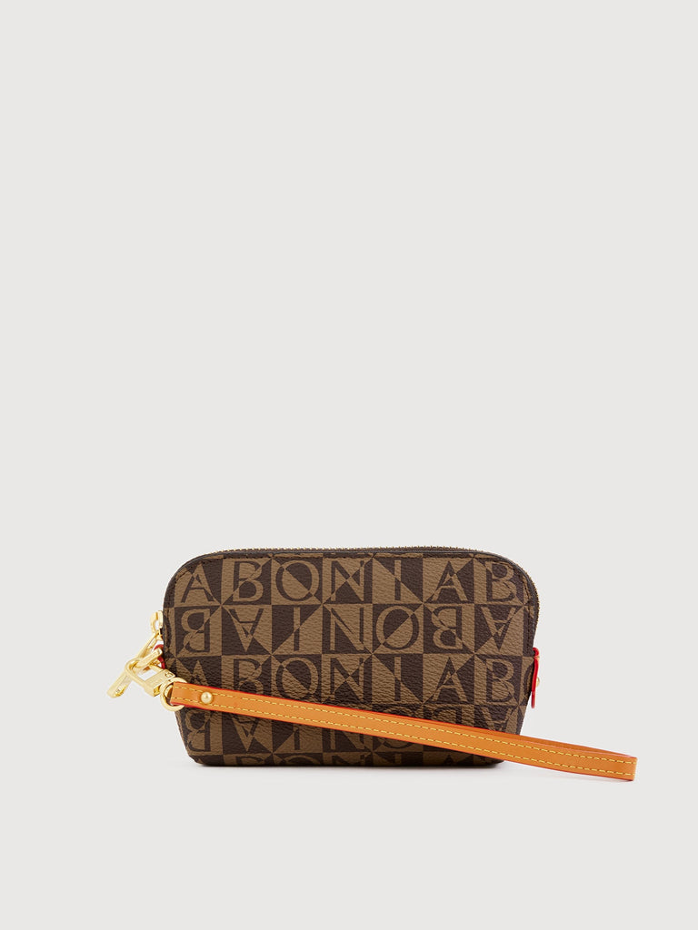 Monogram Zipper Pouch - BONIA