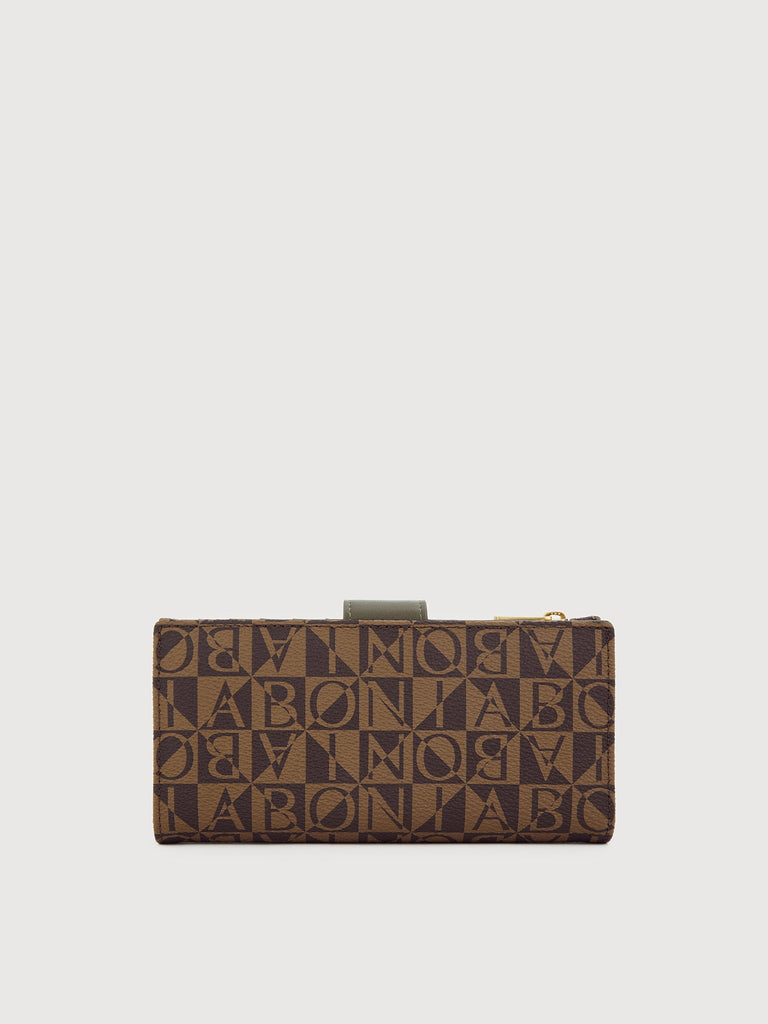 Pure Monogram Trifold Long Wallet - BONIA