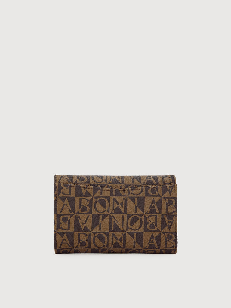 Pure Monogram Trifold Long Wallet - BONIA