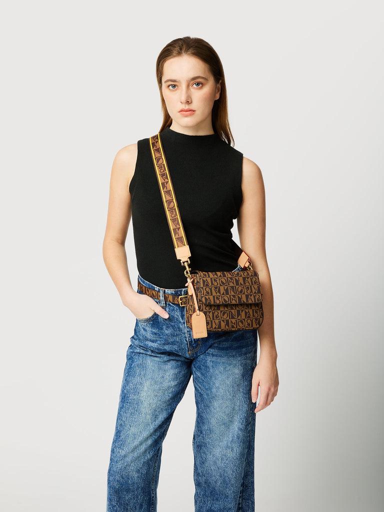 Veronica Monogram Crossbody Bag - BONIA