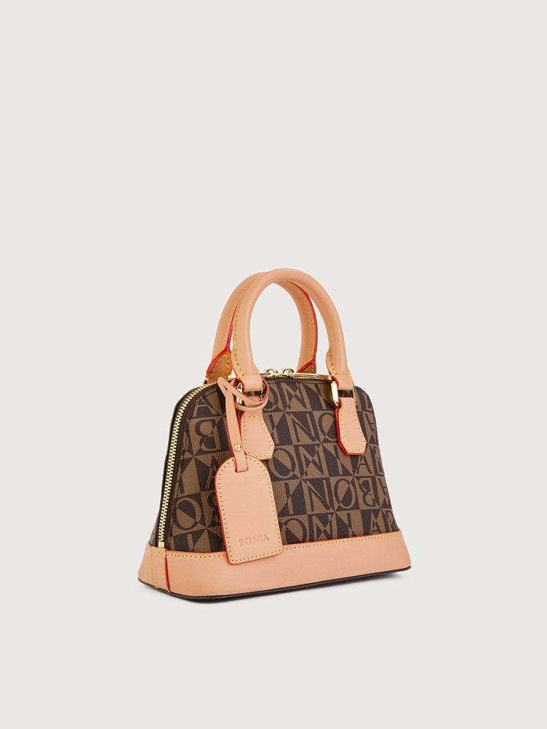 Veronica Monogram Mini Satchel Bag - BONIA