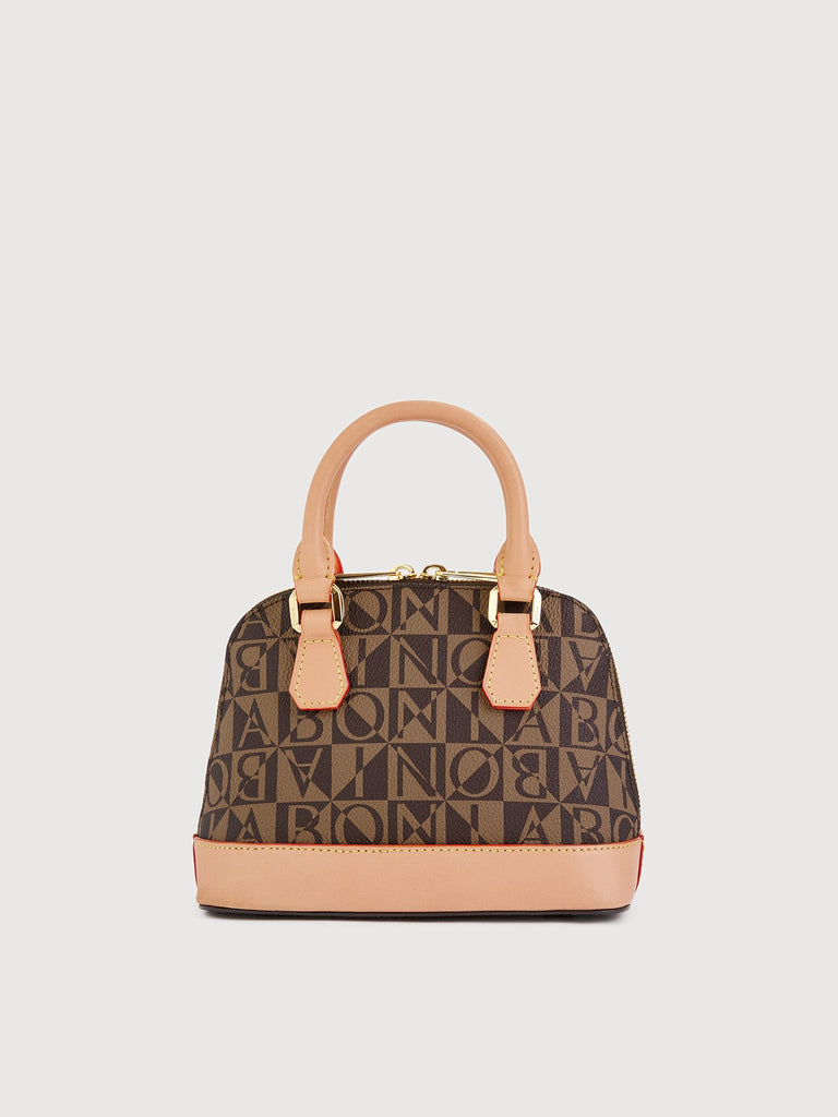 Veronica Monogram Mini Satchel Bag - BONIA