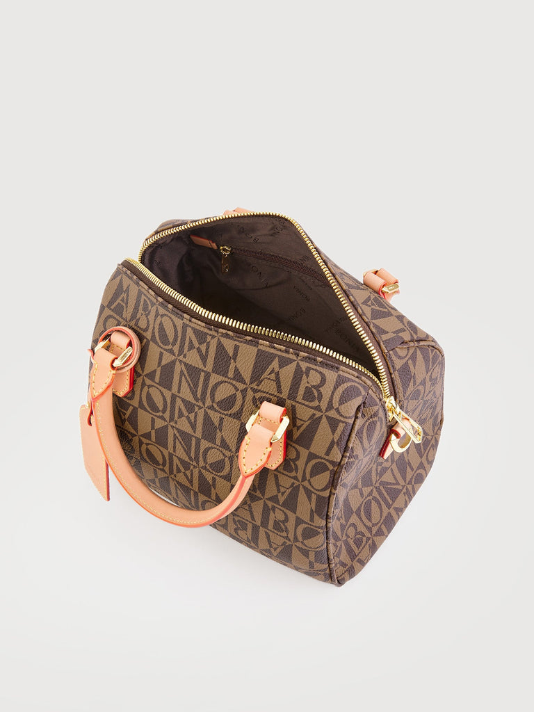 Veronica Monogram Satchel Bag 2 - BONIA