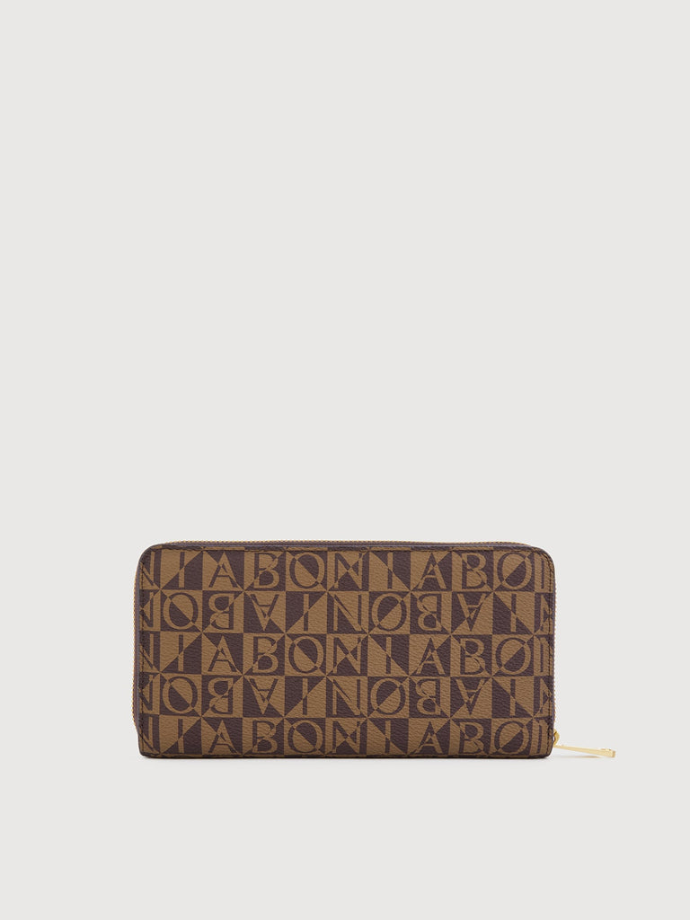 Wanderer Monogram Long Zipper Wallet - BONIA