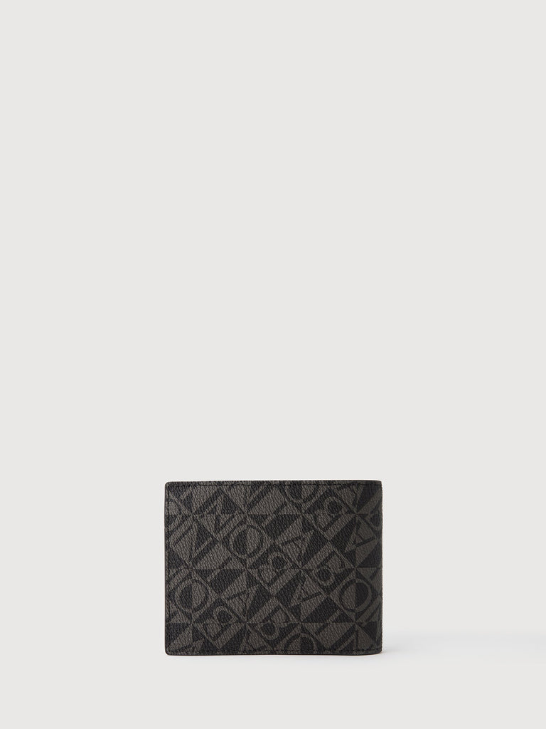 Dario Monogram Centre Flap-up Cards Wallets with Coin Compartment - BONIA