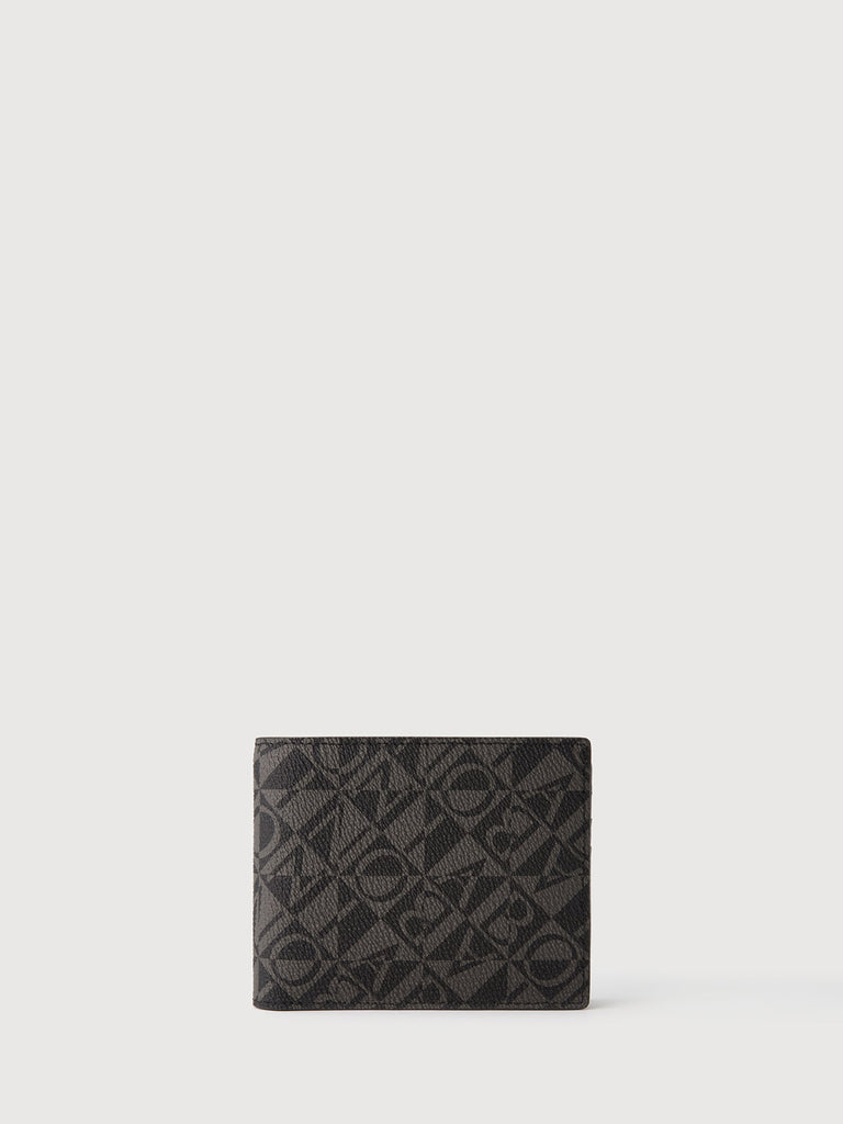 Dario Monogram Centre Flap-up Cards Wallets with Coin Compartment - BONIA