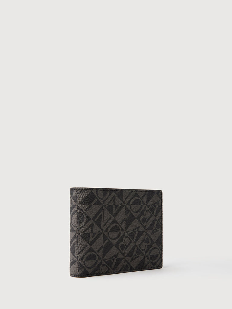 Dario Monogram Centre Flap-up Cards Wallets with Coin Compartment - BONIA