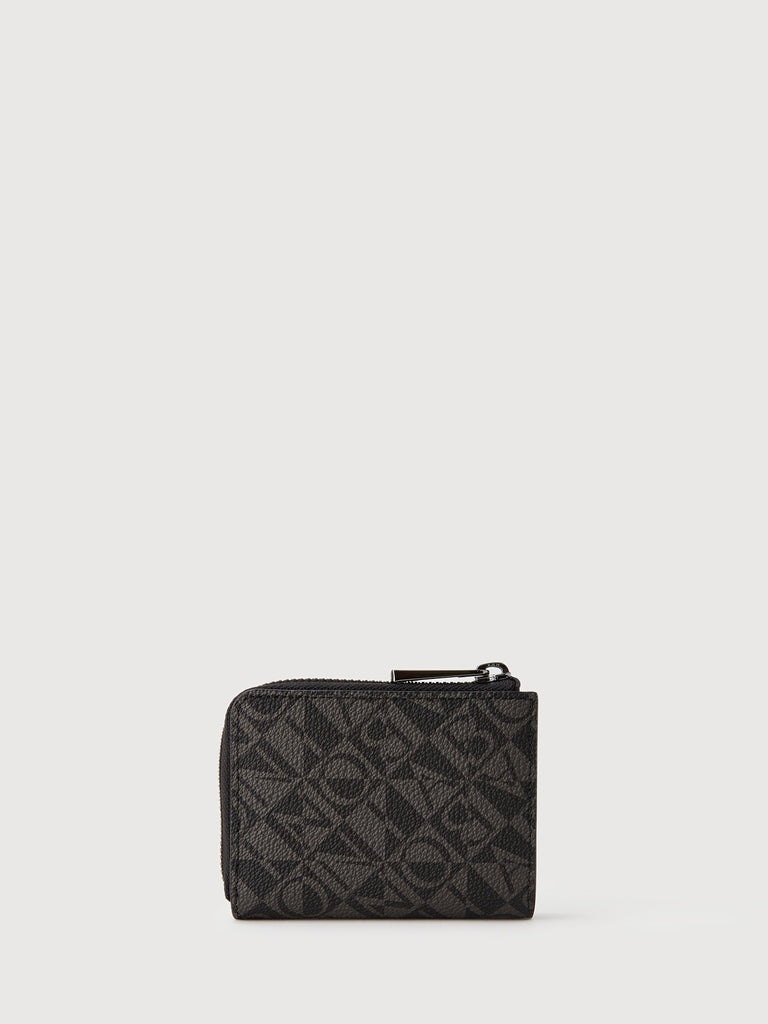 Dario Monogram L-Zip Card Holder - BONIA