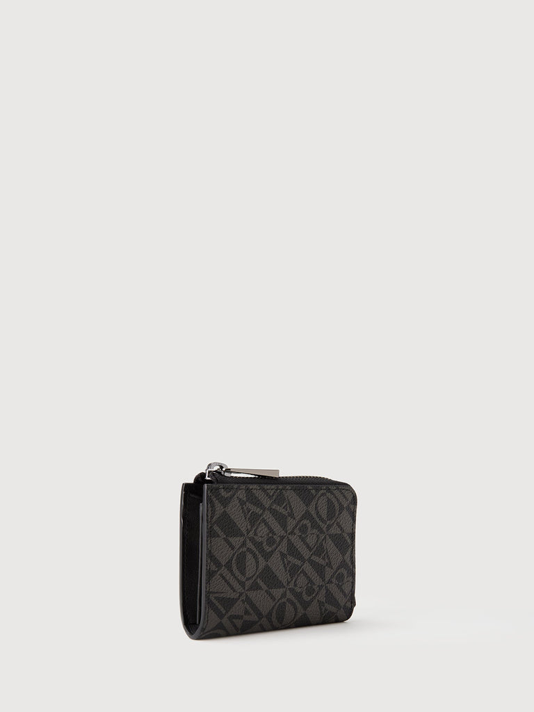 Dario Monogram L-Zip Card Holder - BONIA