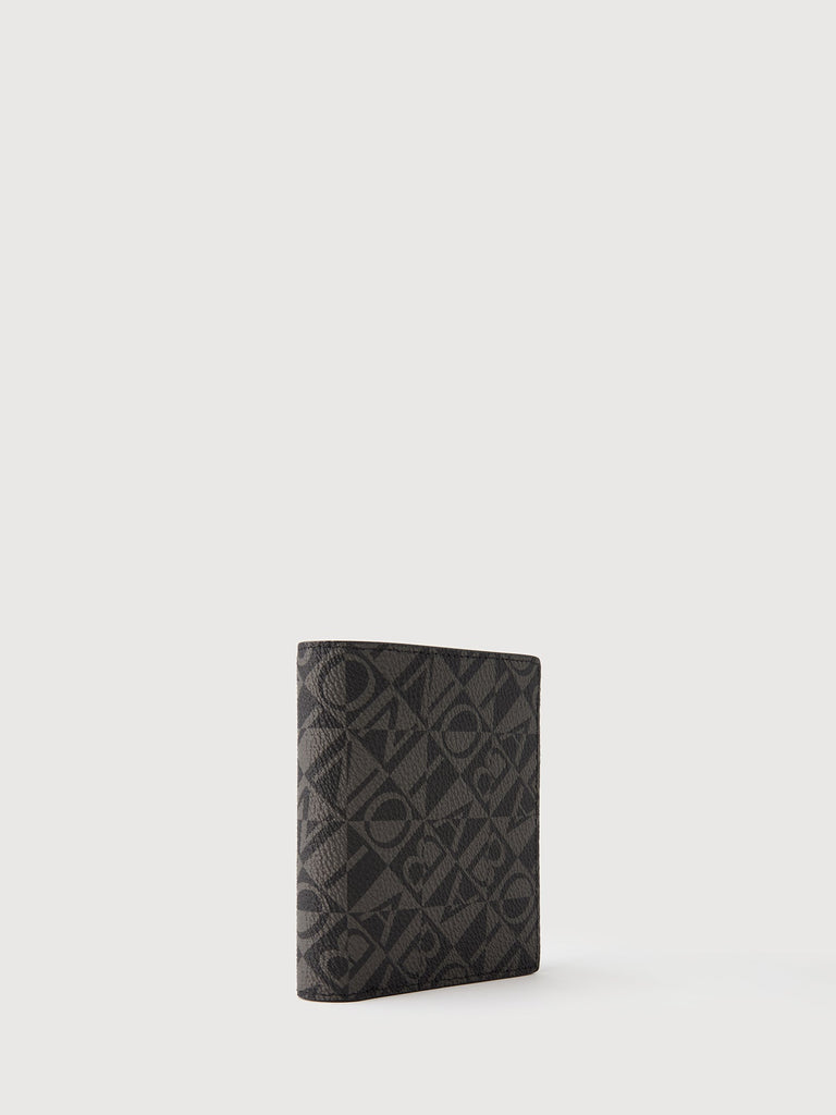 Dario Monogram Vertical Card Wallet with Coin Compartment - BONIA