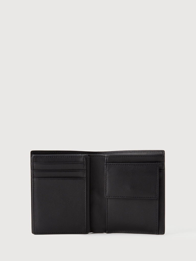 Dario Monogram Vertical Card Wallet with Coin Compartment - BONIA