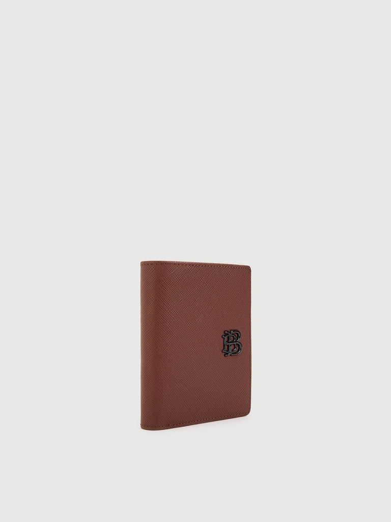 Matteo Vertical Cards 3 Fold Short Wallet with Coin Compartment - BONIA