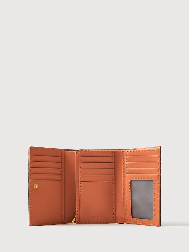 [PRE ORDER] La Luna Monogram 3 Fold Short Wallet - BONIA