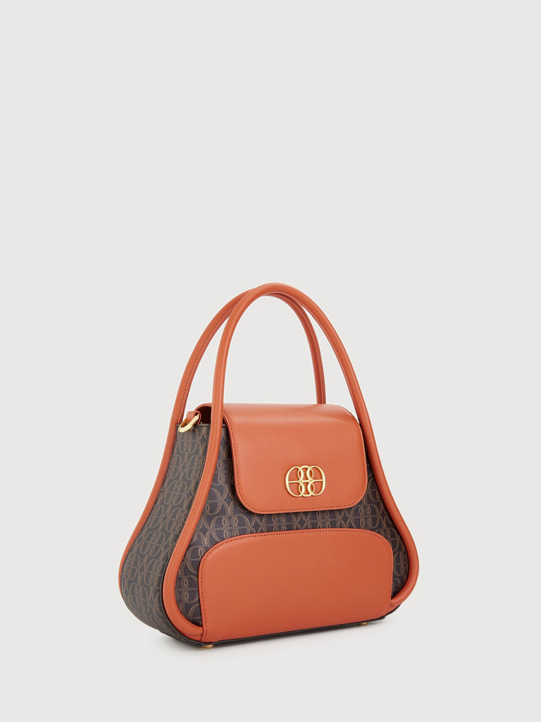 Rhea Monogram La Luna Satchel Bag - BONIA