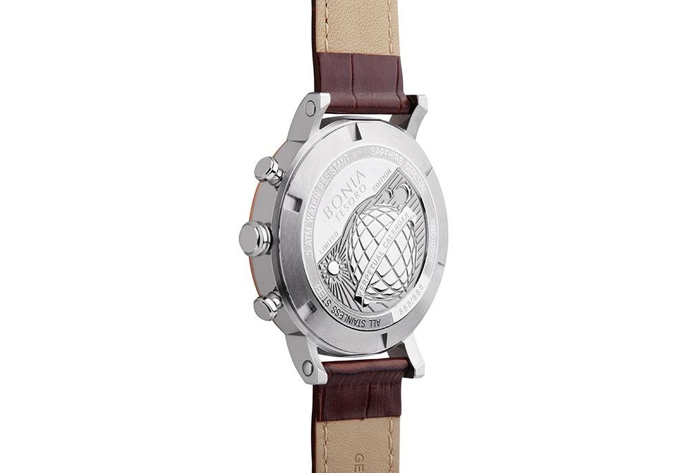 Silver and Brown Esploratore Watch - Bonia