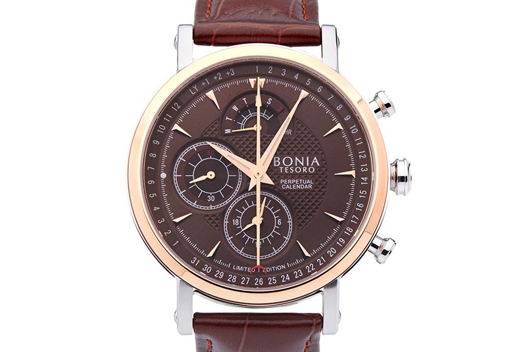 Silver and Brown Esploratore Watch - Bonia