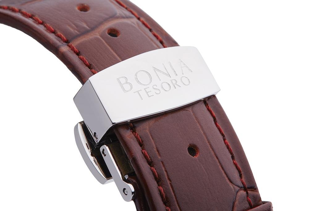 Silver and Brown Esploratore Watch - Bonia